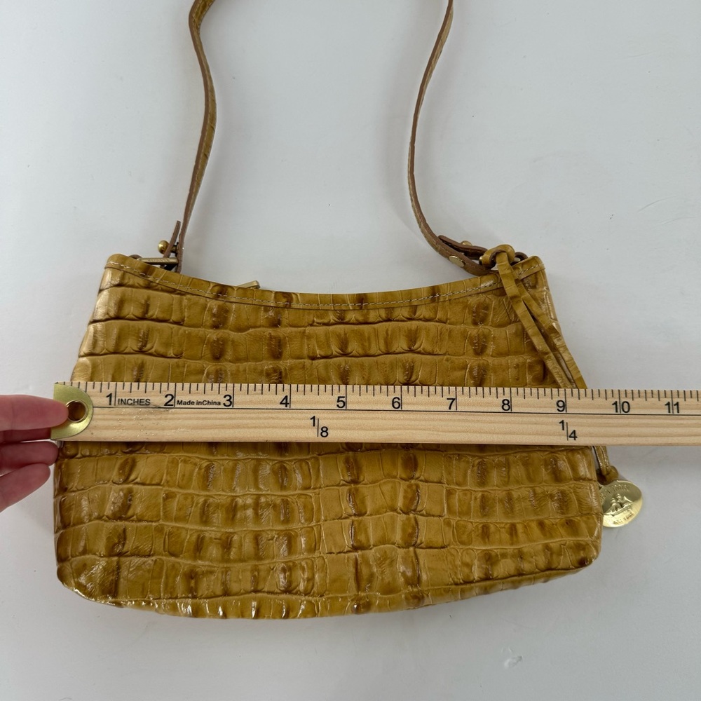 Brahmin Anytime Crocodile Embossed Mini Melbourne Shoulder Bag - Picture 8 of 9